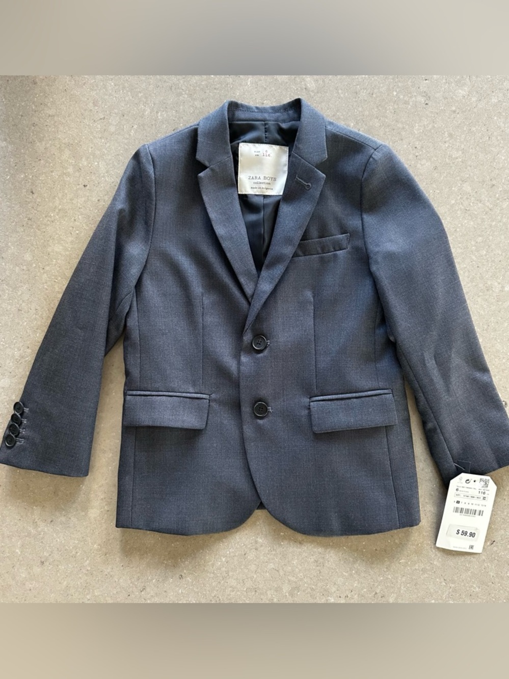 Zara Boys Blazer Gray